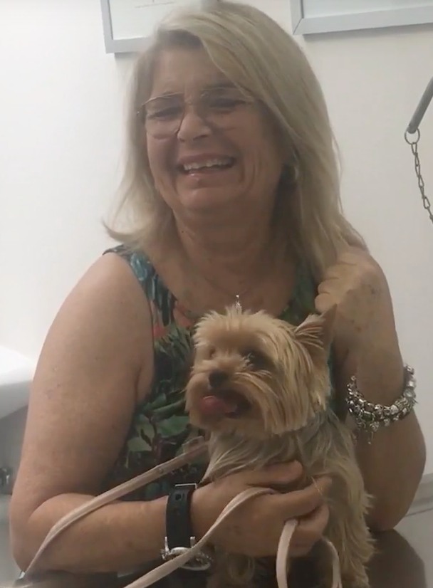 Geneva Animal Hospital, Animal Hospital Geneva, Cabinet Vétérinaire International,Geneva Veterinarian, veterinarian Geneva, its-bitsy with owner